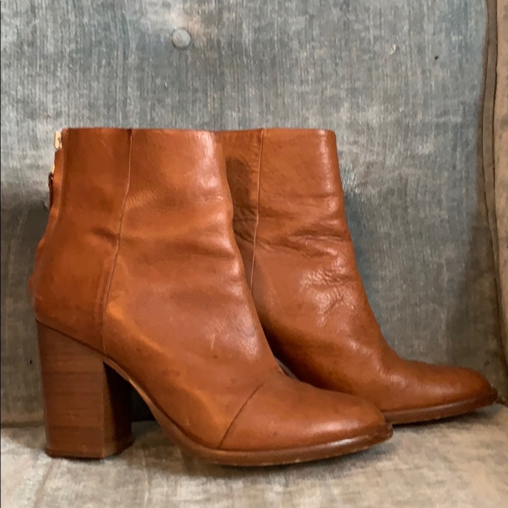 Leather Rag & Bone Booties 39 1/2